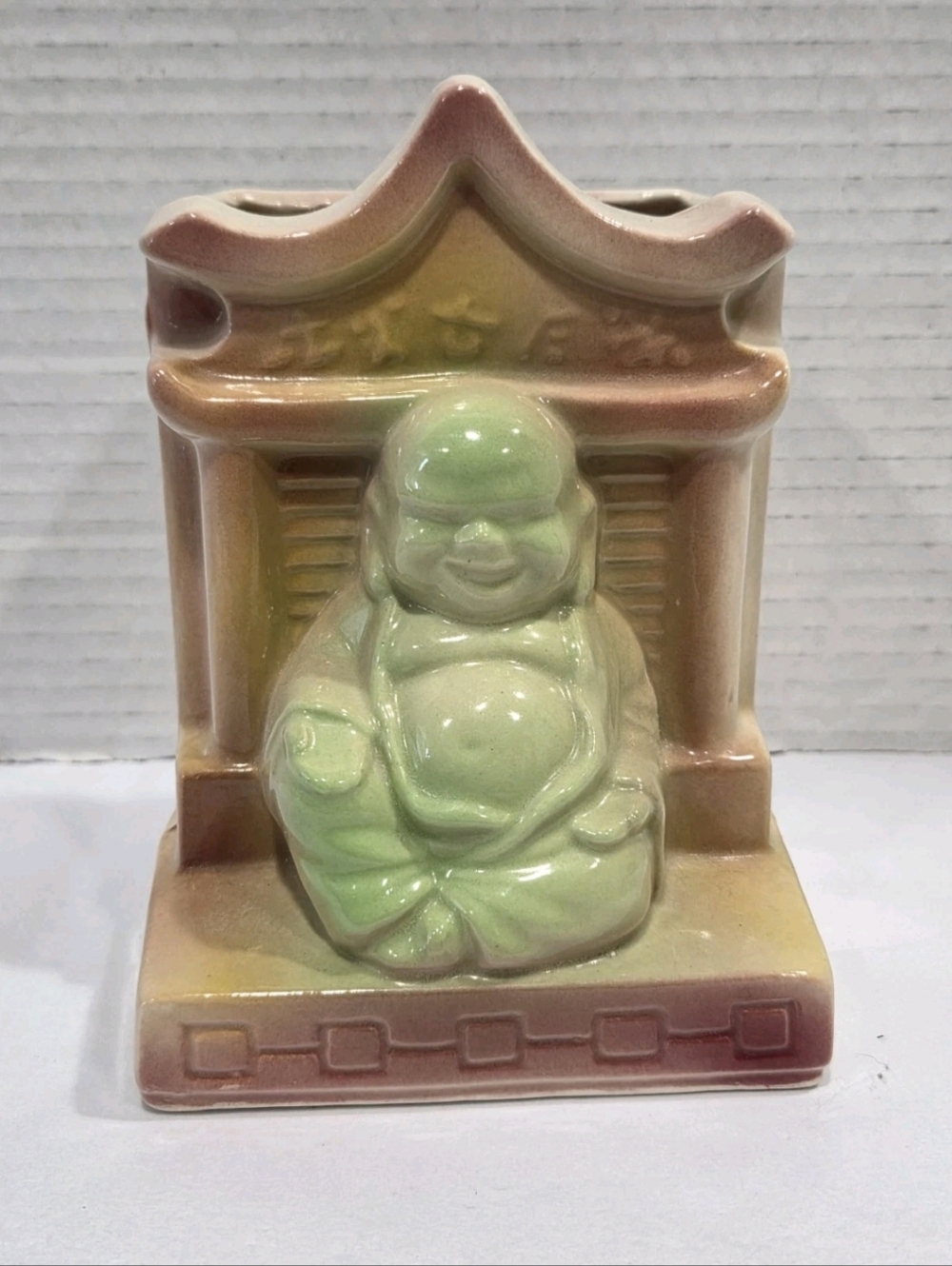 Shawnee Pottery Vintage Buddha Planter Vase USA 524